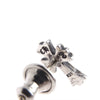 CHROME HEARTS クロムハーツ（原本無） CH CRS 2 FAT P/DIA  CH クロス ファット パヴェ ダイヤ スタッド ピアス シルバー系【中古】