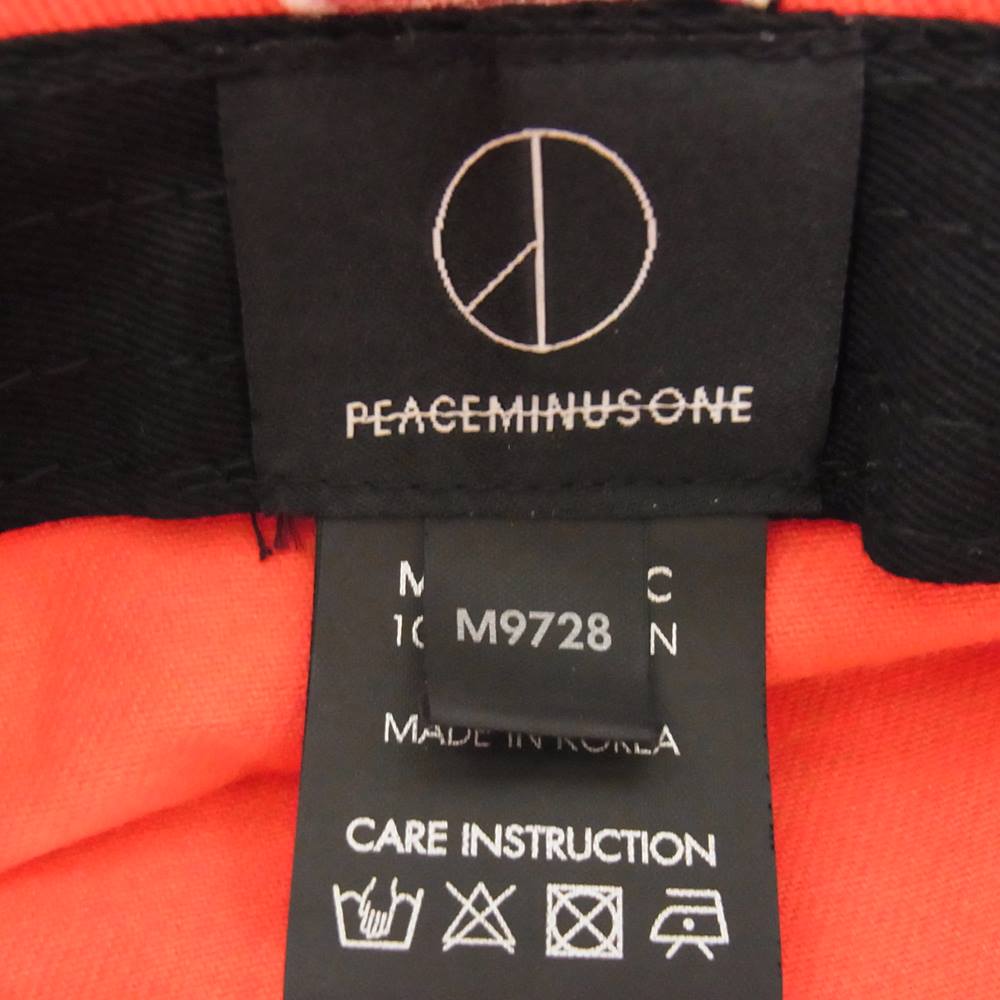 ピースマイナスワン M9728 PMO BUCKET HAT バケット ハット  レッド系【中古】