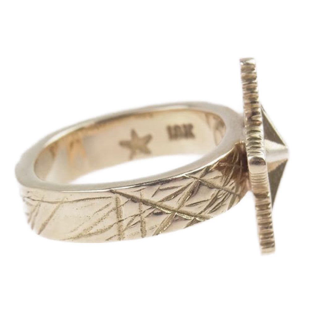 Cody Sanderson コディサンダーソン G-C2-01-008 販売証明書付属 18K Gold Small Star Ring K18 ゴールド スモールスター リング【中古】