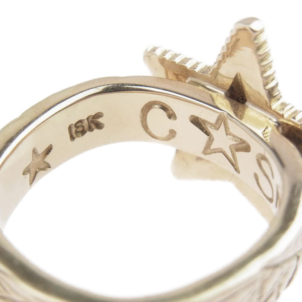 Cody Sanderson コディサンダーソン G-C2-01-008 販売証明書付属 18K Gold Small Star Ring K18 ゴールド スモールスター リング【中古】