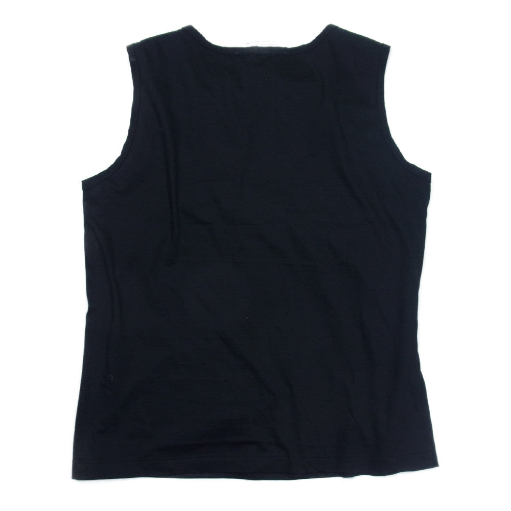 ルールロジェット ノースリーブ レース カットソー タンクトップ ブラック系 2【中古】