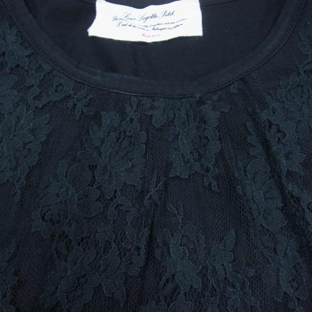 ルールロジェット ノースリーブ レース カットソー タンクトップ ブラック系 2【中古】