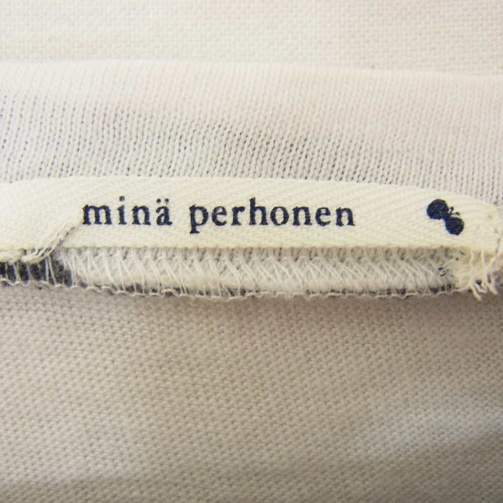 mina perhonen ミナペルホネン ns8011 bouncy バウンシー ドルマンスリーブ 半袖 ロング ワンピース ブラック系 36【中古】