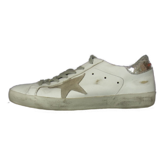 GOLDEN GOOSE ゴールデングース SUPER STAR スーパースター 加工 スニーカー ホワイト系 40【中古】