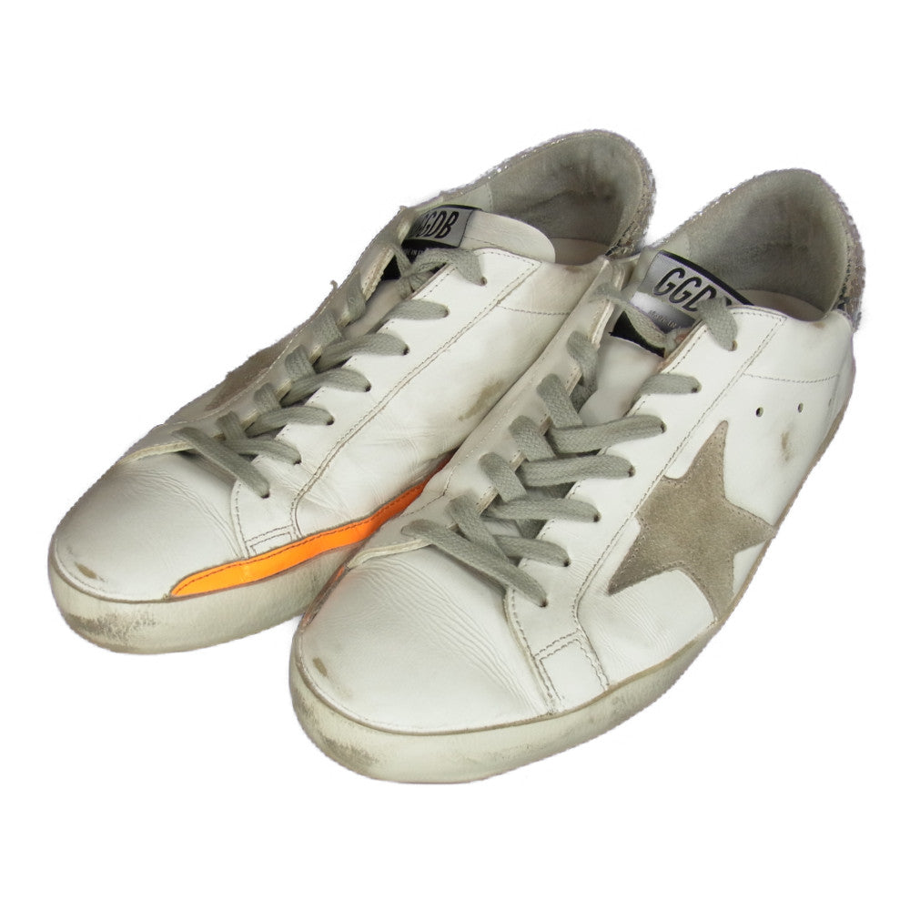 GOLDEN GOOSE ゴールデングース SUPER STAR スーパースター 加工 スニーカー ホワイト系 40【中古】