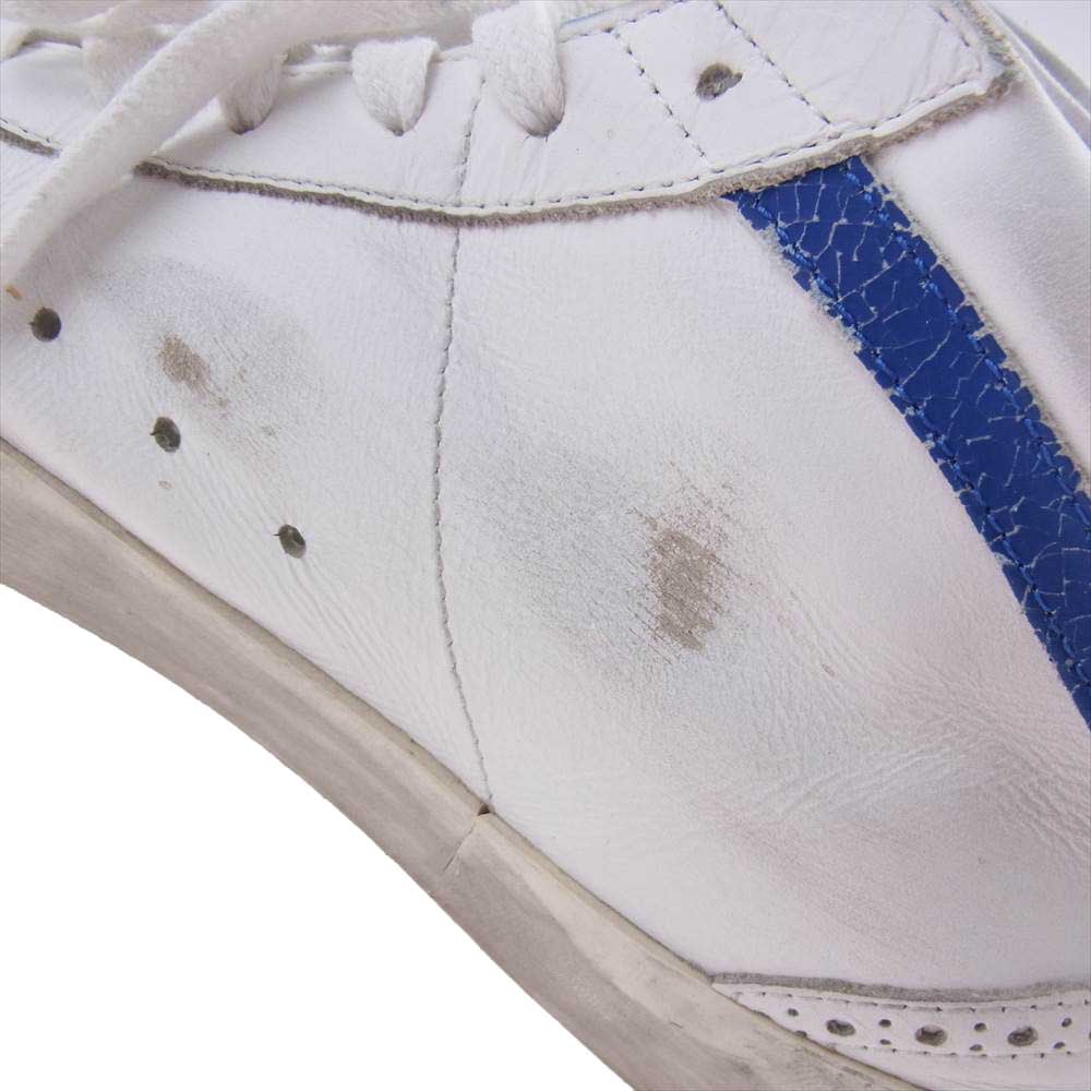 GOLDEN GOOSE ゴールデングース Mid Star ミッドスター 加工 スニーカー ホワイト系 40【中古】
