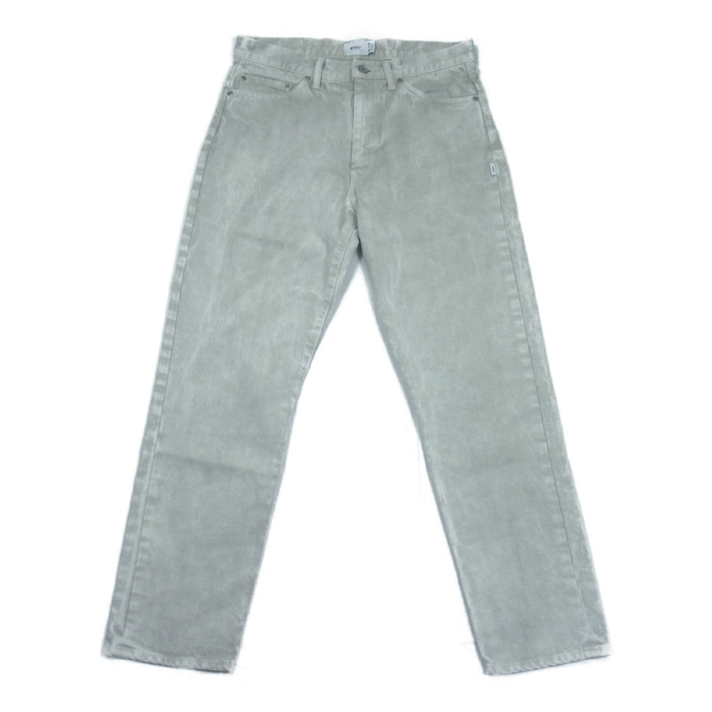 WTAPS ダブルタップス 21AW 212WVDT-PTM05 21AW BLUES BAGGY 01 / TROUSERS / COTTON. DENIM ベージュ系 X02【中古】