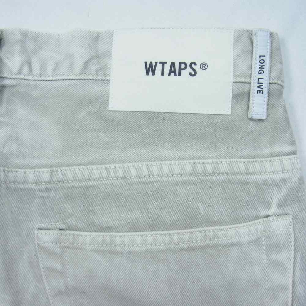 WTAPS ダブルタップス 21AW 212WVDT-PTM05 21AW BLUES BAGGY 01 / TROUSERS / COTTON. DENIM ベージュ系 X02【中古】