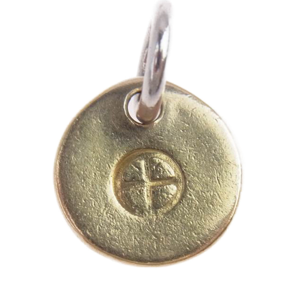 WINGROCK ウィングロック 全金 メタル 小 タタキ ペンダントトップ ゴールド系【中古】