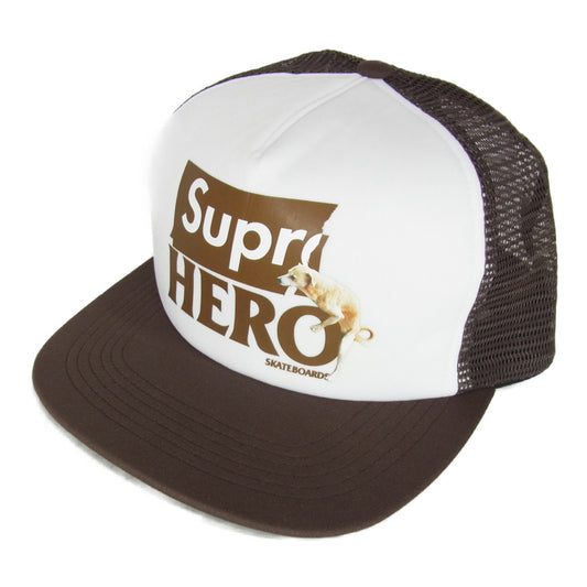 Supreme シュプリーム 22SS ANTIHERO Mesh Back 5-Panel アンタイヒーロー アンチヒーロー メッシュ キャップ ブラウン系 FREE【新古品】【未使用】【中古】