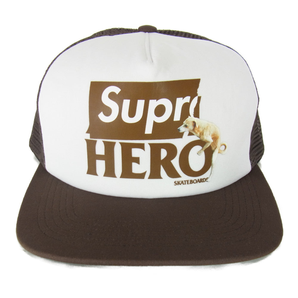 Supreme シュプリーム 22SS ANTIHERO Mesh Back 5-Panel アンタイヒーロー アンチヒーロー メッシュ キャップ ブラウン系 FREE【新古品】【未使用】【中古】