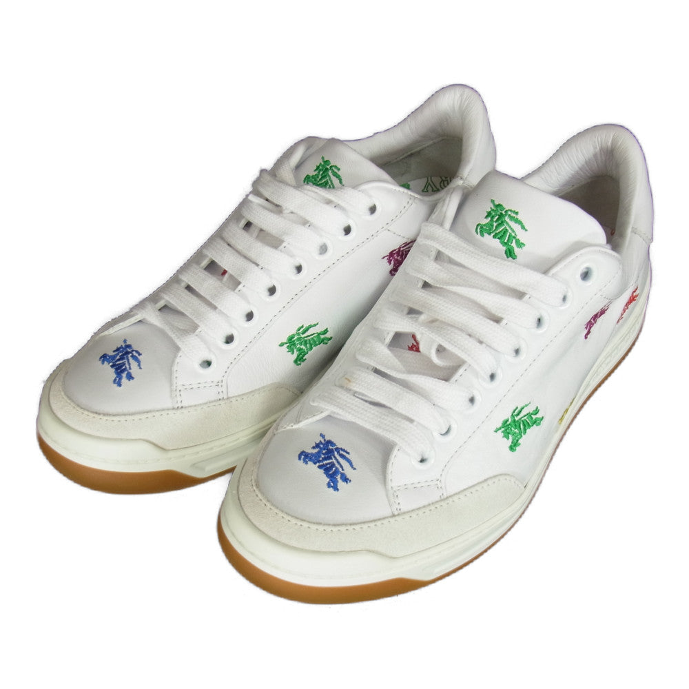BURBERRY バーバリー Timsbury ローカット スニーカー ホワイト系 35【中古】