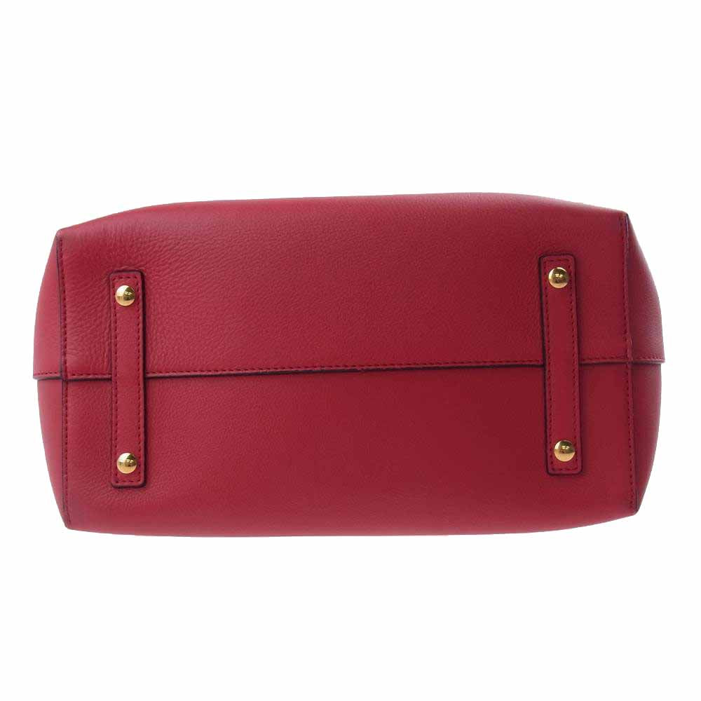BURBERRY バーバリー THE BELT BAG 2WAY レザー ベルト トート ショルダー バッグ レッド系【中古】