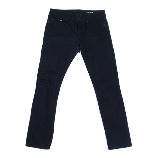 SAINT LAURENT サンローラン 534353 YF805 D-18 M/SL-LW ボタンフライ スキニー ブラックデニム パンツ ブラック系 28【中古】