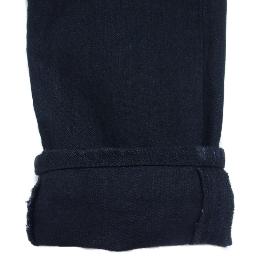 SAINT LAURENT サンローラン 534353 YF805 D-18 M/SL-LW ボタンフライ スキニー ブラックデニム パンツ ブラック系 28【中古】