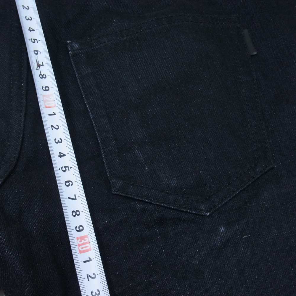 SAINT LAURENT サンローラン 534353 YF805 D-18 M/SL-LW ボタンフライ スキニー ブラックデニム パンツ ブラック系 28【中古】