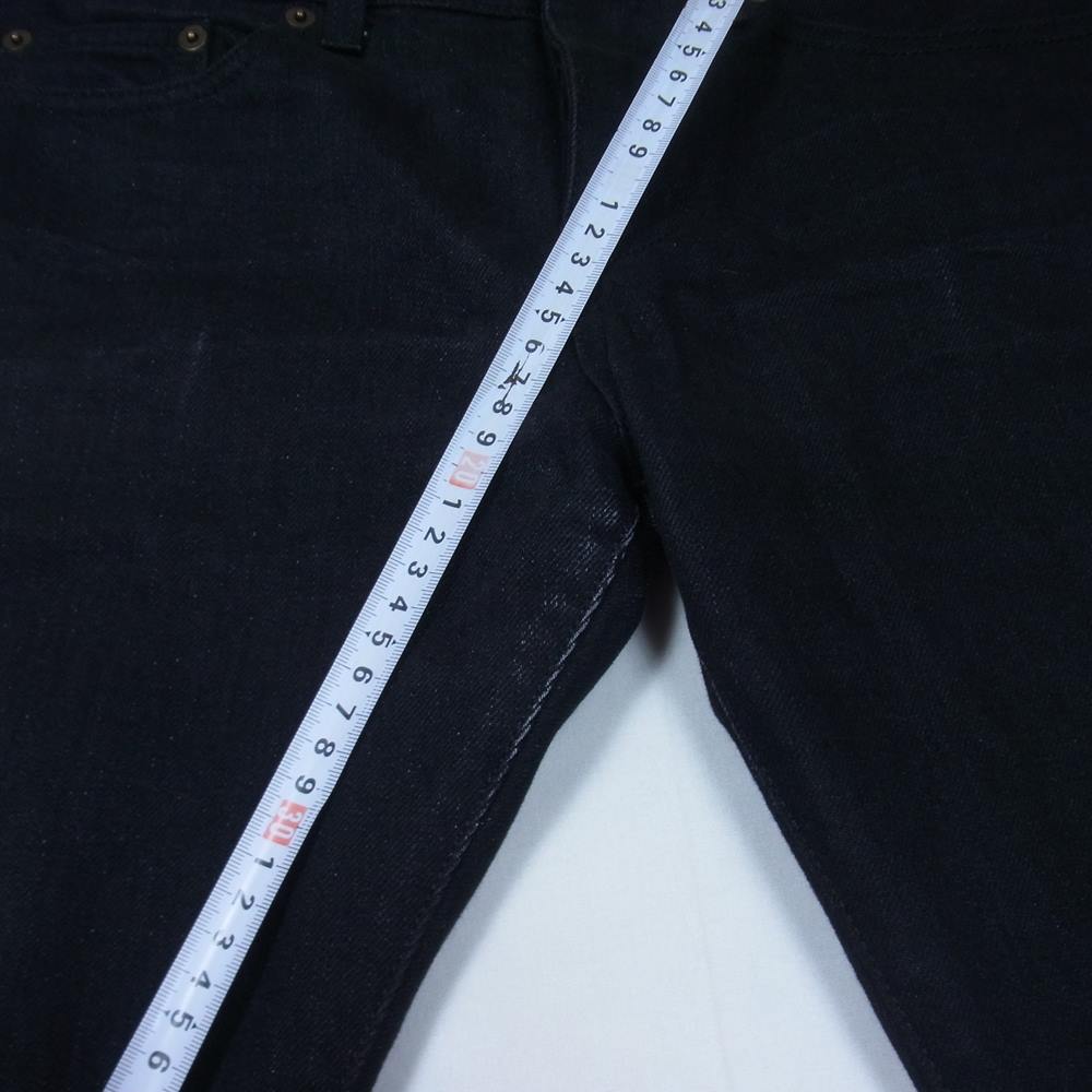 SAINT LAURENT サンローラン 534353 YF805 D-18 M/SL-LW ボタンフライ スキニー ブラックデニム パンツ ブラック系 28【中古】