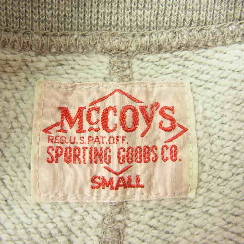 The REAL McCOY'S ザリアルマッコイズ スウェット ショーツ ショート パンツ グレー系 S【中古】