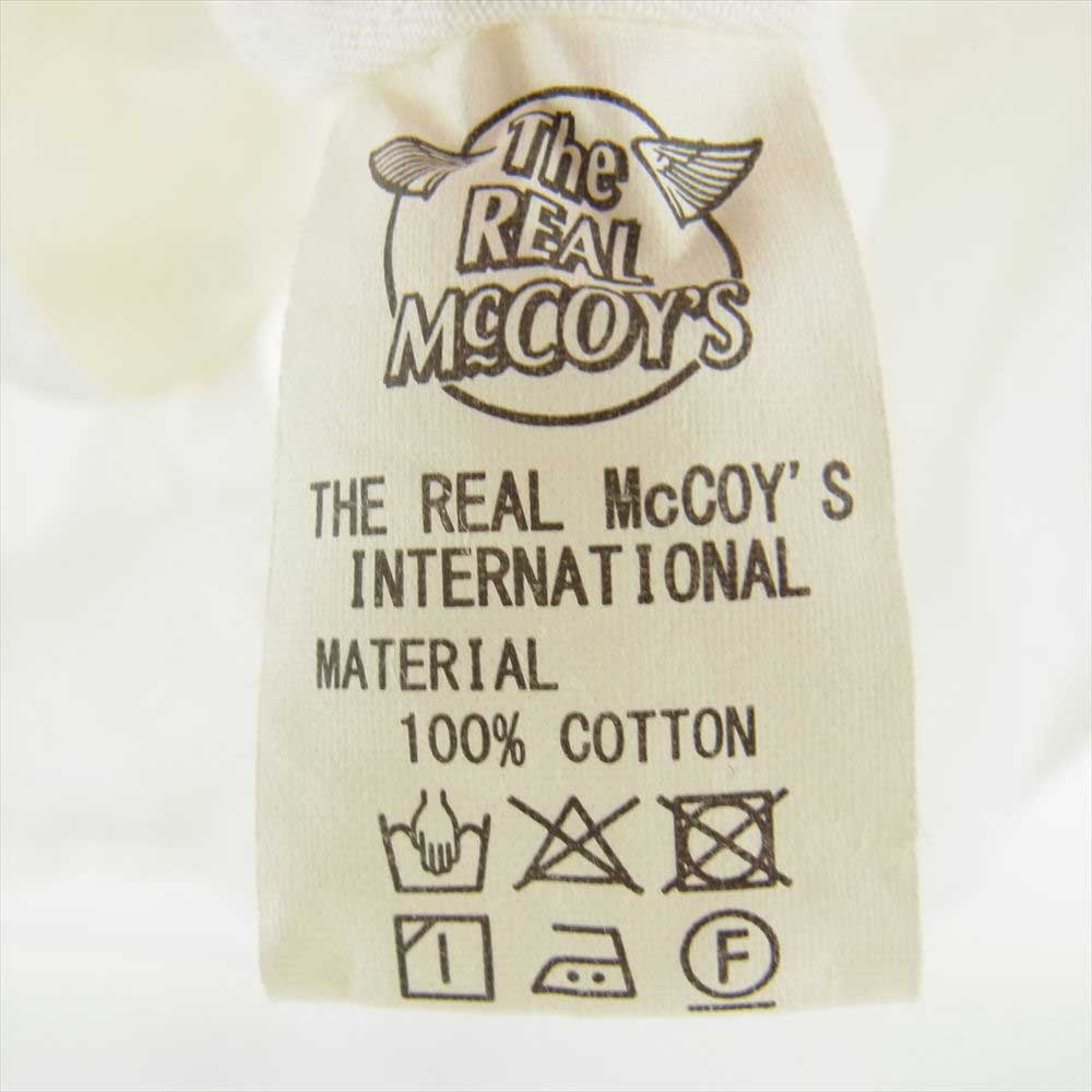 The REAL McCOY'S ザリアルマッコイズ DOUBLE DIAMOND ダブルダイヤモンド 長袖 ワーク シャツ ホワイト系 16【中古】