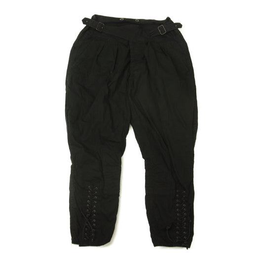 BLACK SIGN ブラックサイン 加工 ウエストベルト 裾レースアップ ジョッパーズ パンツ ブラック系 32【中古】