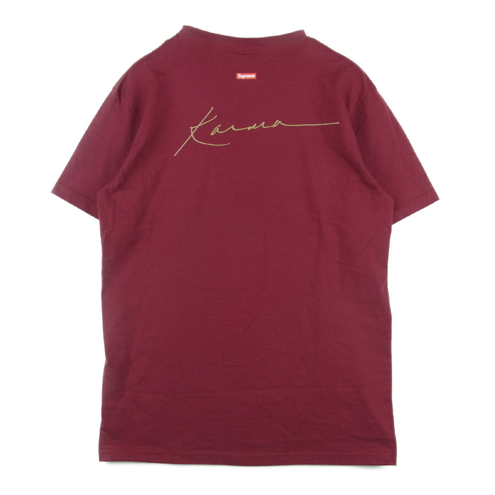 Supreme シュプリーム 20AW Pharoah Sanders Tee ファラオサンダース 半袖 Tシャツ エンジ系 S【中古】