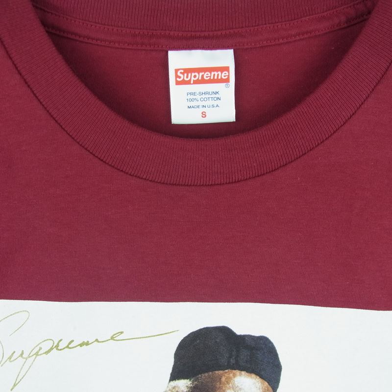 Supreme シュプリーム 20AW Pharoah Sanders Tee ファラオサンダース 半袖 Tシャツ エンジ系 S【中古】