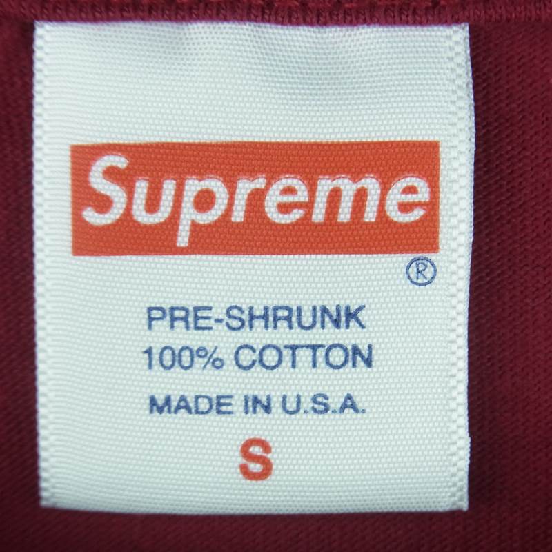 Supreme シュプリーム 20AW Pharoah Sanders Tee ファラオサンダース 半袖 Tシャツ エンジ系 S【中古】