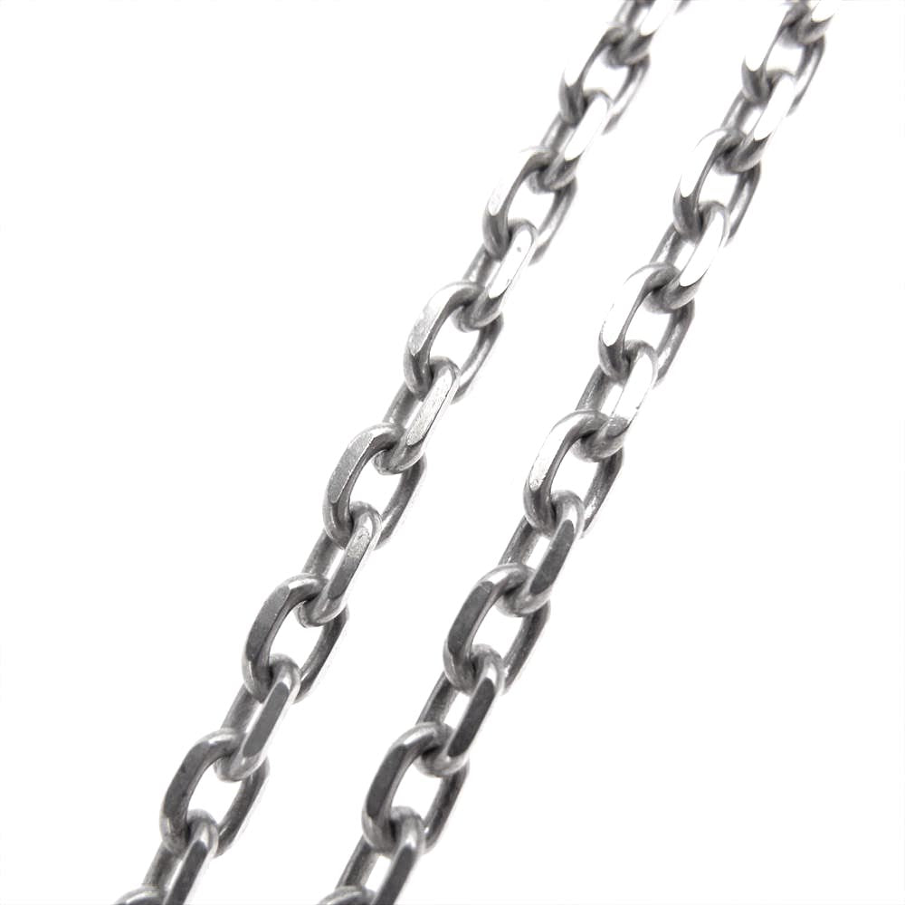 ARIZONA FREEDOM アリゾナフリーダム K18太陽神付き 唐草刻印 ペンダントトップ 小豆チェーン ネックレス シルバー系【中古】