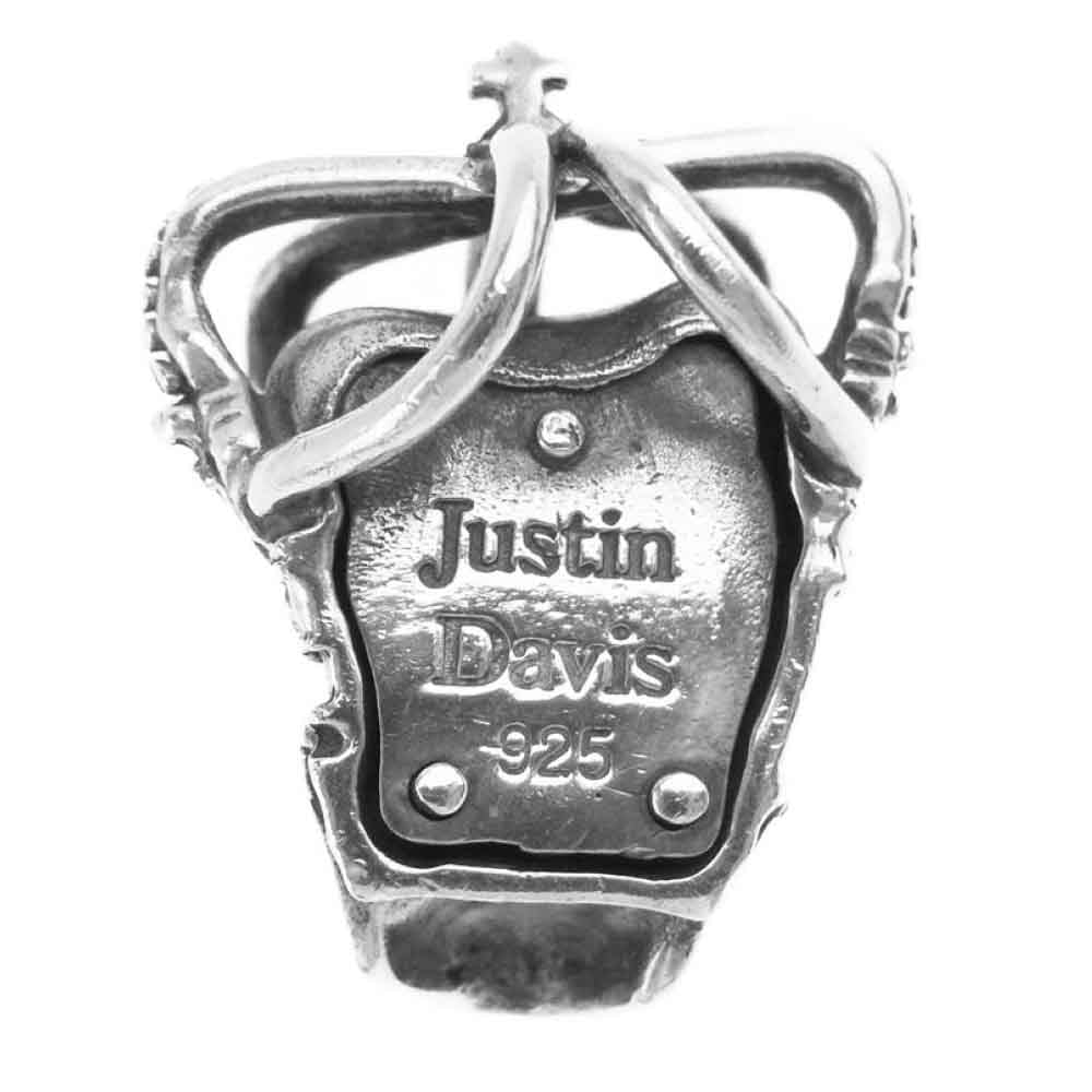 Justin Davis ジャスティンデイビス SPJ155 販売証明書付属 ESSENTIAL SKULL エッセンシャルスカル ペンダントトップ シルバー系【中古】