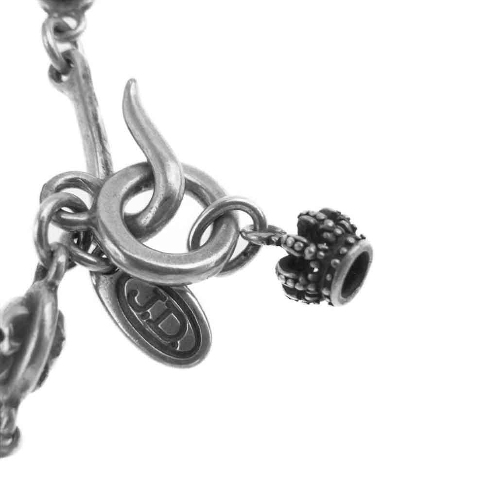 Justin Davis ジャスティンデイビス SNJ155 販売証明書付属 タイニー スカル チェーン ネックレス 50cm シルバー系【中古】