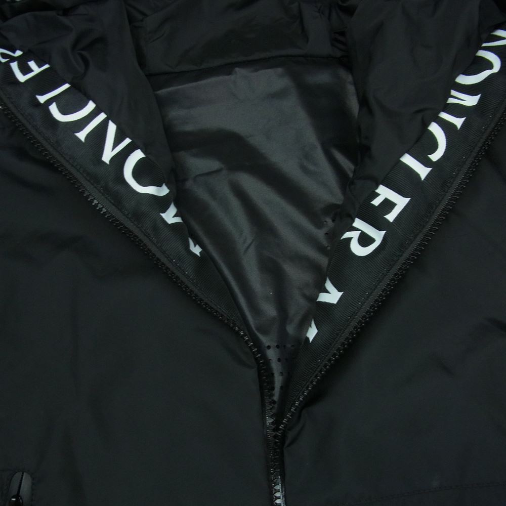 MONCLER モンクレール 22SS H10911A00101 68352 モンクレールジャパンタグ JUNICHI GIUBBOTTO フードロゴ刺繍 ナイロン フーデッド レイン ジャケット ブラック系 3【中古】