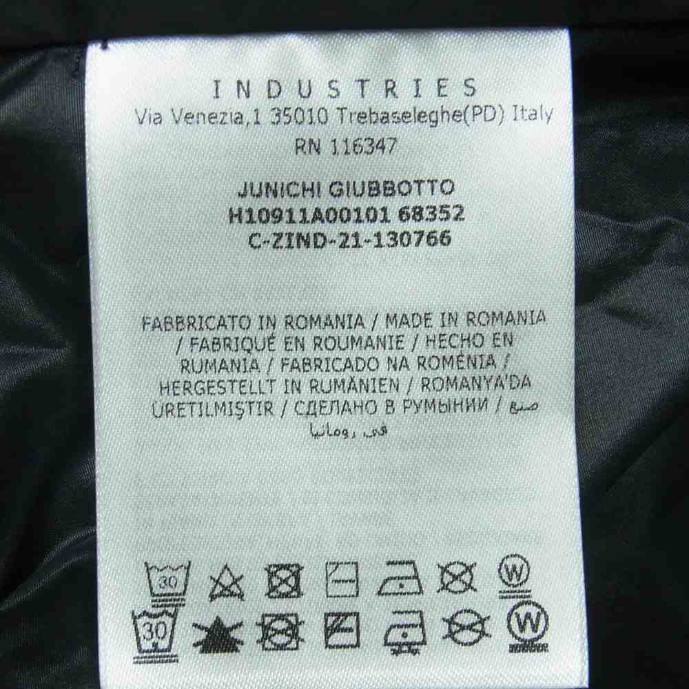 MONCLER モンクレール 22SS H10911A00101 68352 モンクレールジャパンタグ JUNICHI GIUBBOTTO フードロゴ刺繍 ナイロン フーデッド レイン ジャケット ブラック系 3【中古】