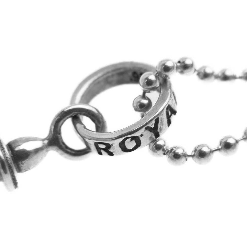 ROYAL ORDER ロイヤルオーダー SP495 P&T販売証明書付属 ビショップ ペンダントトップ 1.5mm ボールチェーン ネックレス シルバー系【中古】