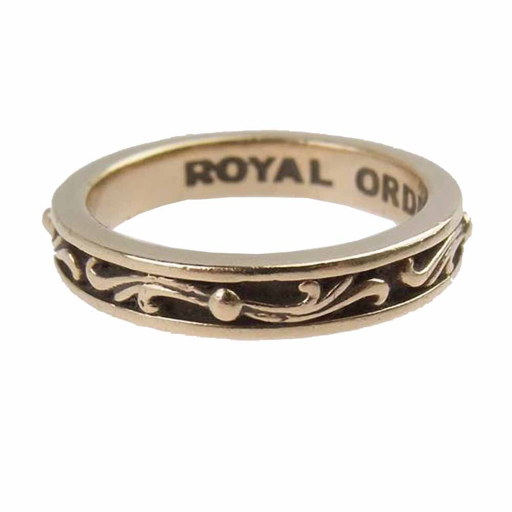 ROYAL ORDER ロイヤルオーダー 9kGR242-SML P&T販売証明書付属 9K ゴールド Small Veronette リング ゴールド系【中古】