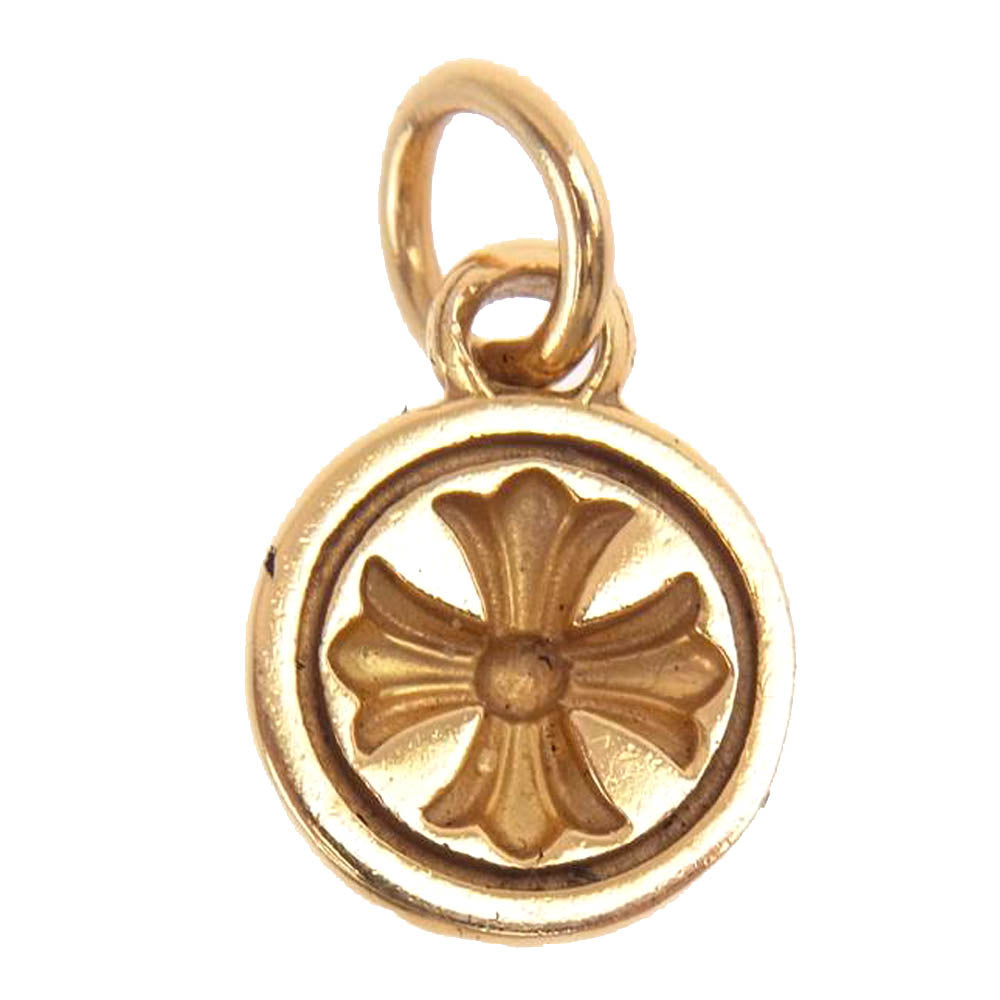 CHROME HEARTS クロムハーツ（原本無） 22K INVRTD CH PLS インバーテッド CHプラス チャーム ゴールド系【中古】
