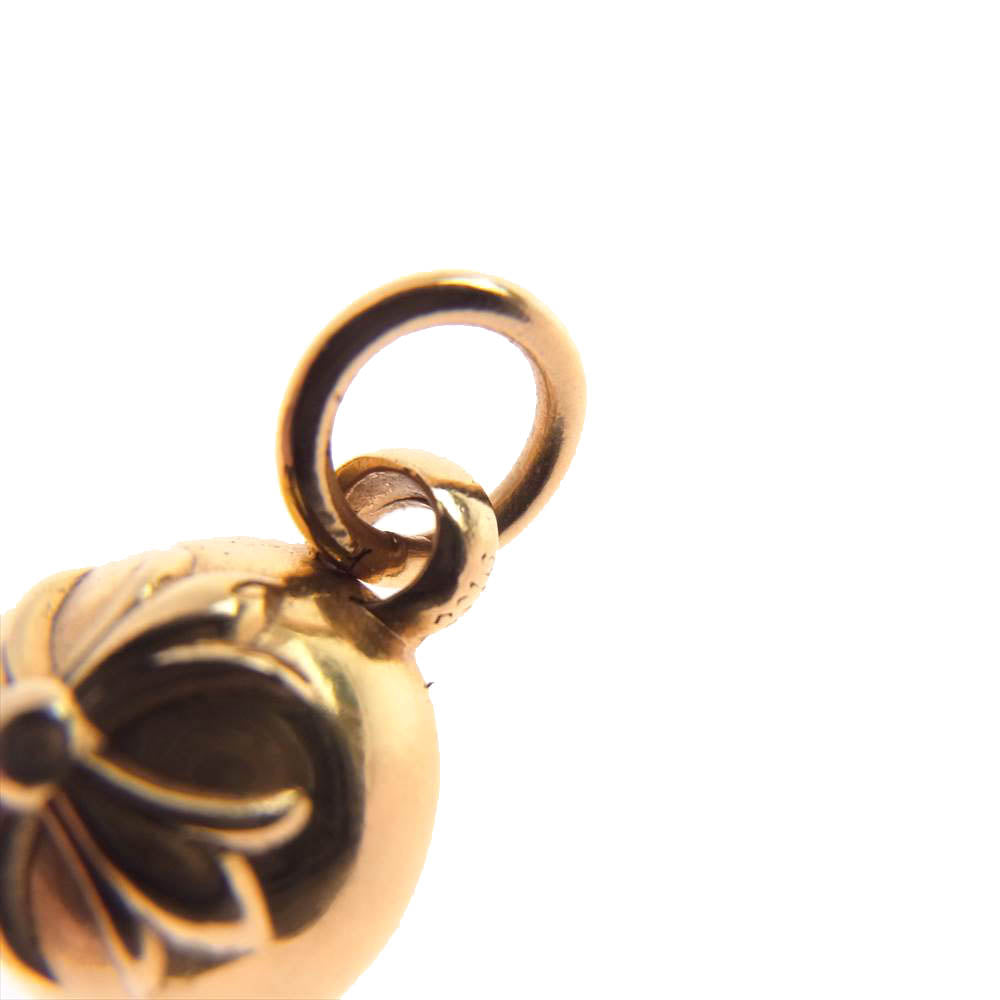 CHROME HEARTS クロムハーツ（原本無） 22K INVRTD CH PLS インバーテッド CHプラス チャーム ゴールド系【中古】