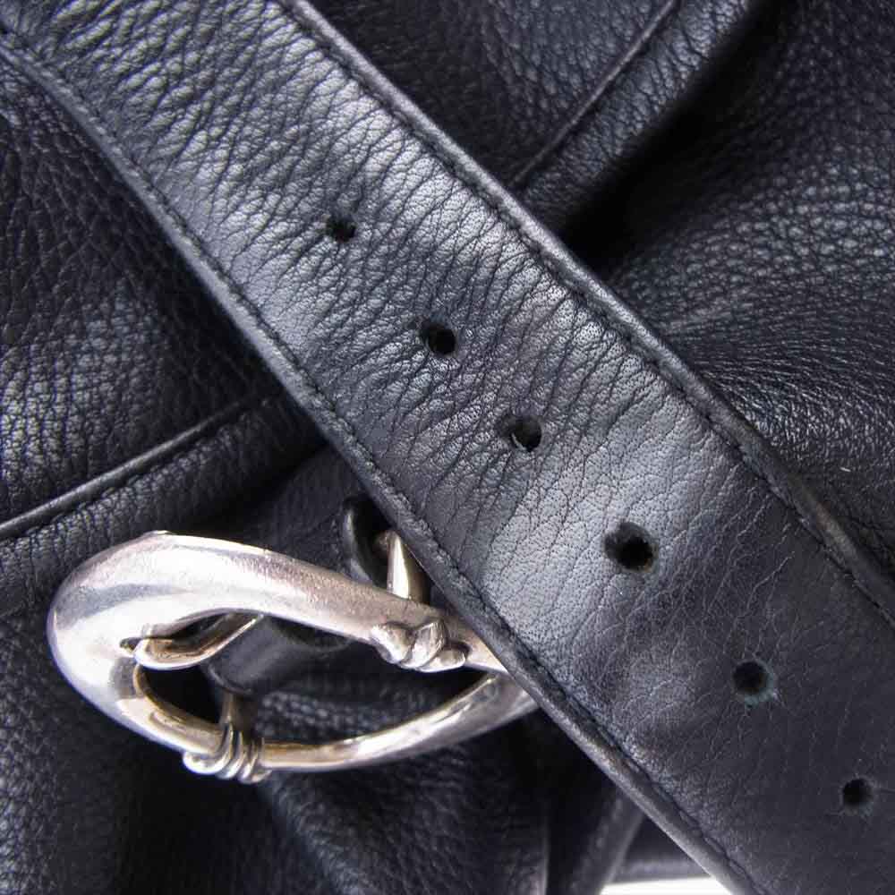CHROME HEARTS クロムハーツ（原本有） SNAT PACK XL スナットパック ダガー ガンスリンガー レザー ウエストバッグ ブラック系【中古】
