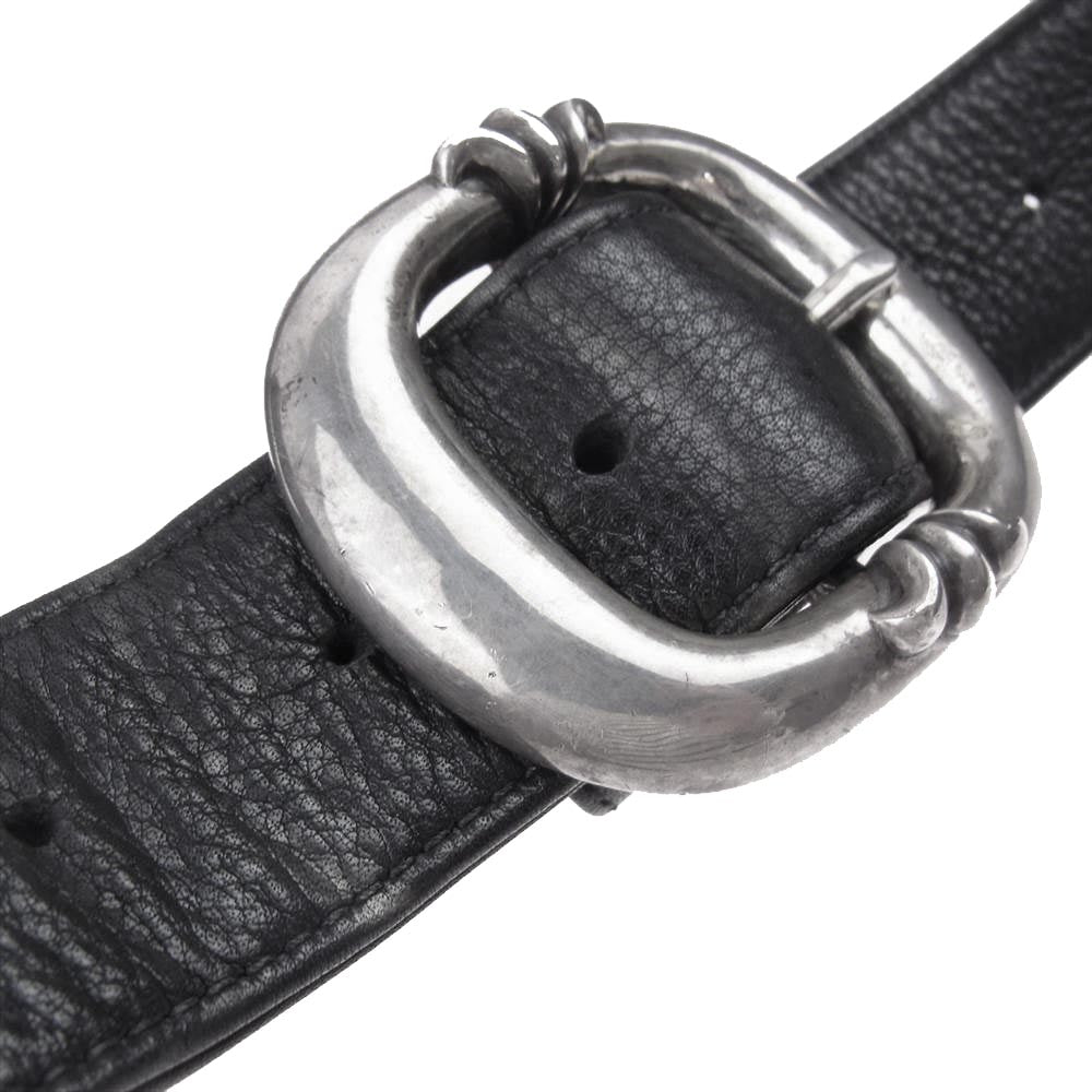 CHROME HEARTS クロムハーツ（原本有） SNAT PACK XL スナットパック ダガー ガンスリンガー レザー ウエストバッグ ブラック系【中古】