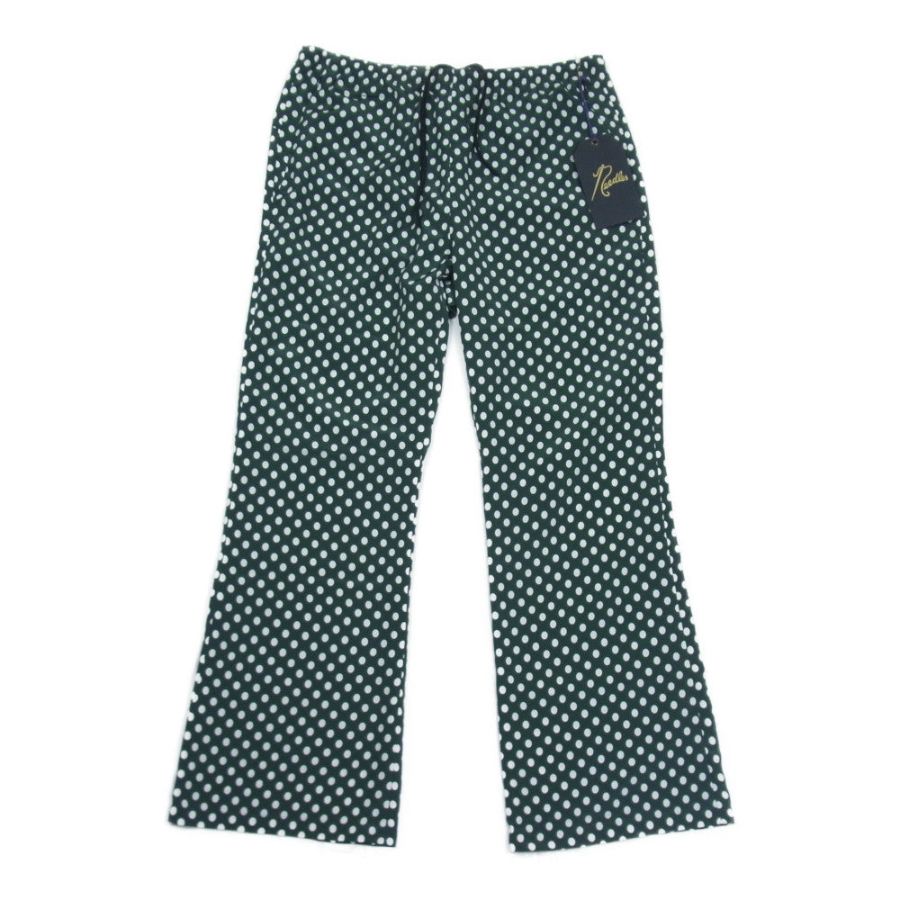 Needles ニードルス KP081D W.U. Straight Pant - Poly Faille Pt Polka Dot ウォーム アップ ストレートパンツ ポリファイユ パターン ポルカドット グリーン系 M【新古品】【未使用】【中古】