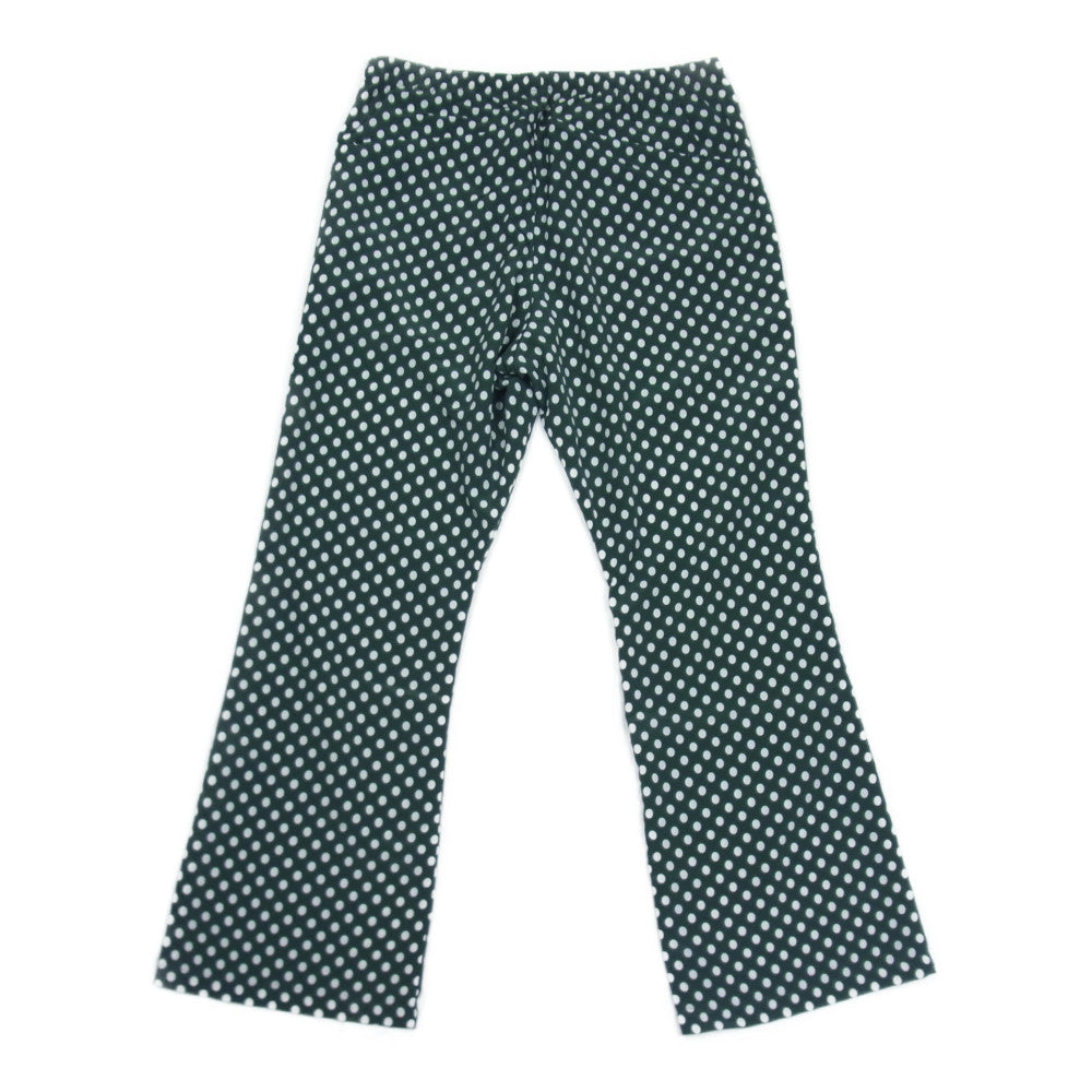 Needles ニードルス KP081D W.U. Straight Pant - Poly Faille Pt Polka Dot ウォーム アップ ストレートパンツ ポリファイユ パターン ポルカドット グリーン系 M【新古品】【未使用】【中古】