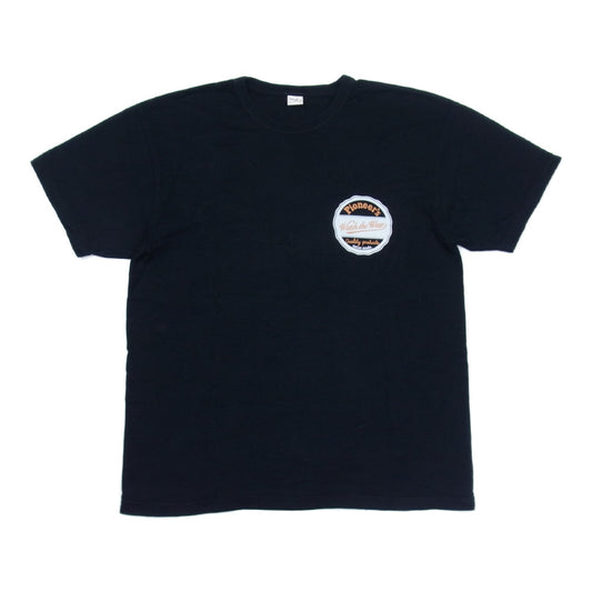 THE FLAT HEAD ザフラットヘッド Black Mint T シャツ ブラック系 40【中古】