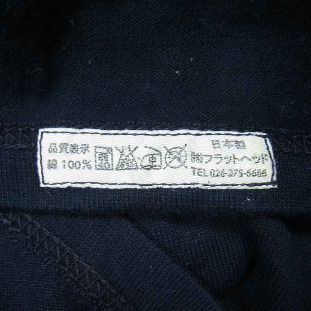 THE FLAT HEAD ザフラットヘッド Black Mint T シャツ ブラック系 40【中古】