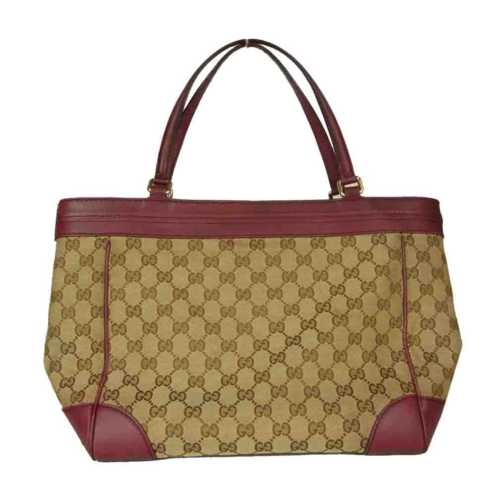GUCCI グッチ 257061 メイフェア GGキャンバス トート ワインレッド系【中古】