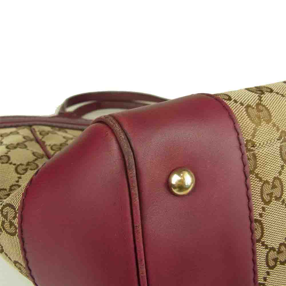 GUCCI グッチ 257061 メイフェア GGキャンバス トート ワインレッド系【中古】