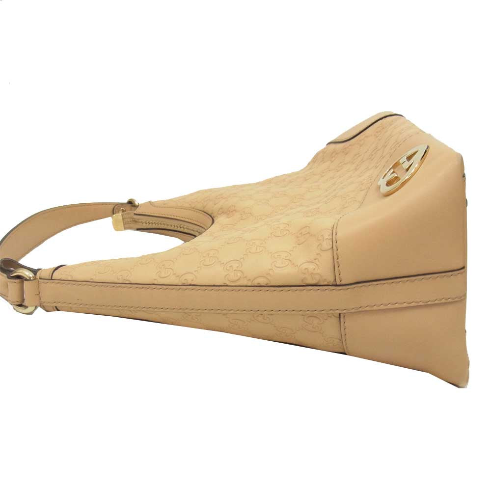 GUCCI グッチ 257070 グッチシマ ラブリー ショルダー ベージュ系【中古】