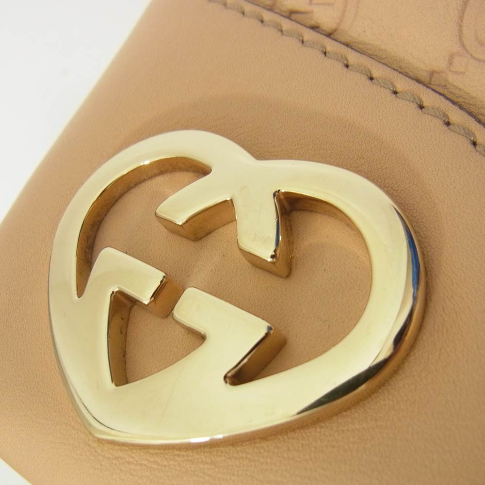 GUCCI グッチ 257070 グッチシマ ラブリー ショルダー ベージュ系【中古】