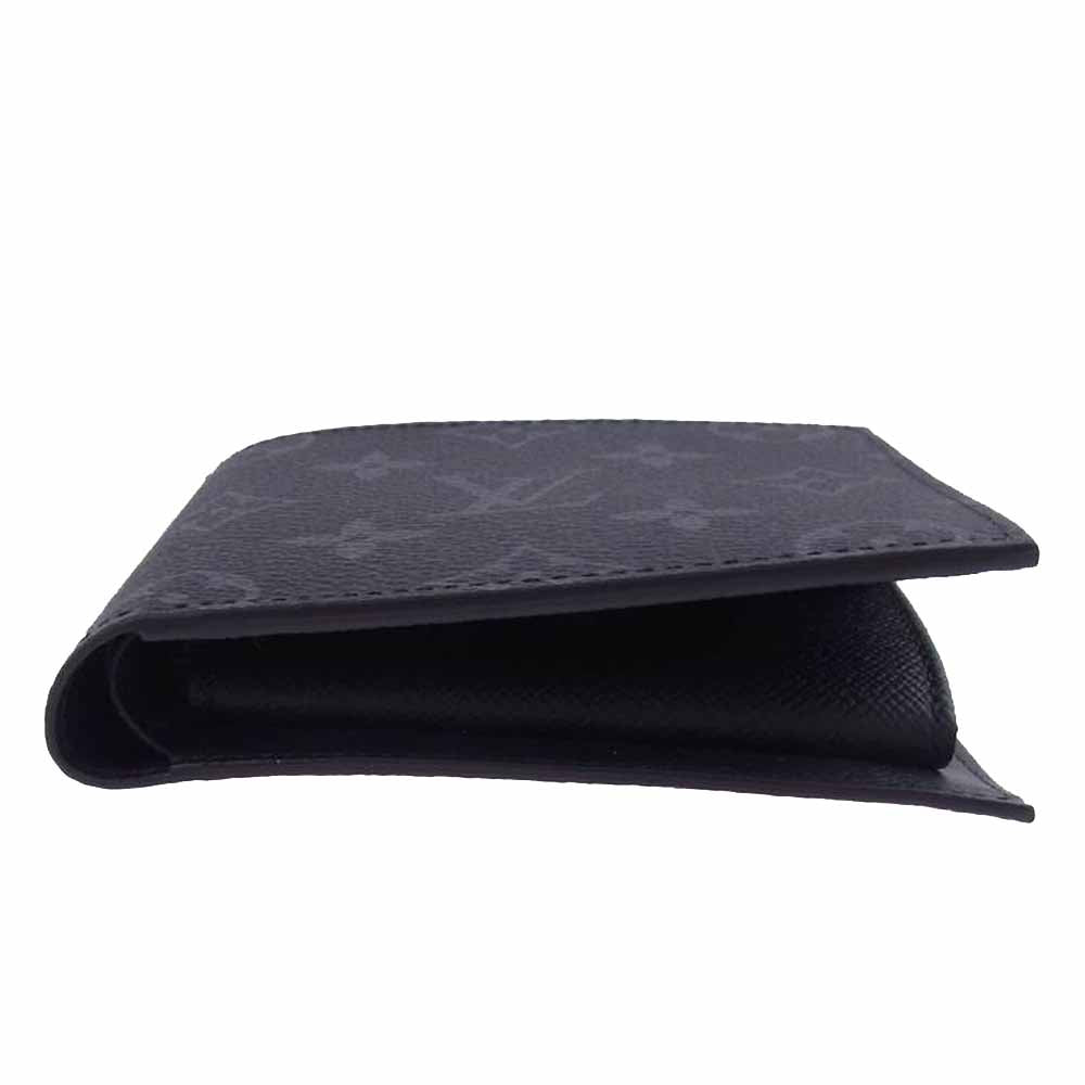 LOUIS VUITTON ルイ・ヴィトン M62545 モノグラム エクリプス ポルトフォイユ マルコ NM ブラック系【美品】【中古】