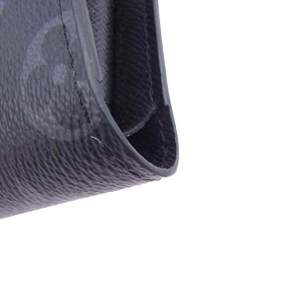 LOUIS VUITTON ルイ・ヴィトン M62545 モノグラム エクリプス ポルトフォイユ マルコ NM ブラック系【美品】【中古】