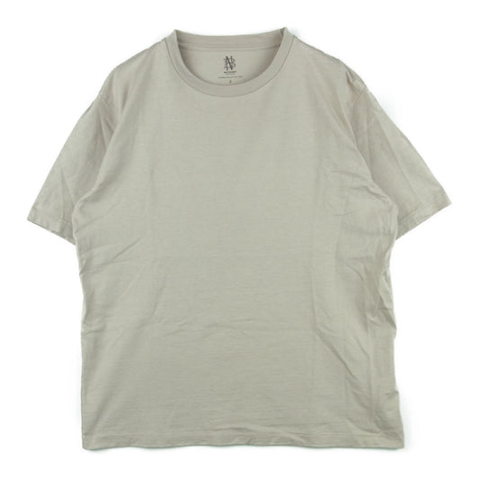 バトナー 21SS BN-21SM-046 GIZA 87 PACK T-SHIRT ギザ クルーネック 半袖 パック Tシャツ カットソー ベージュ系 2【中古】