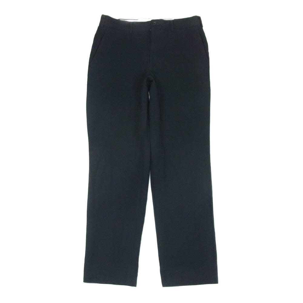 COMME des GARCONS コムデギャルソン DT-P034 HOMME DEUX オムドゥ AD2017 ポリ縮絨 製品染め イージー テーパード パンツ ダークネイビー系 S【中古】